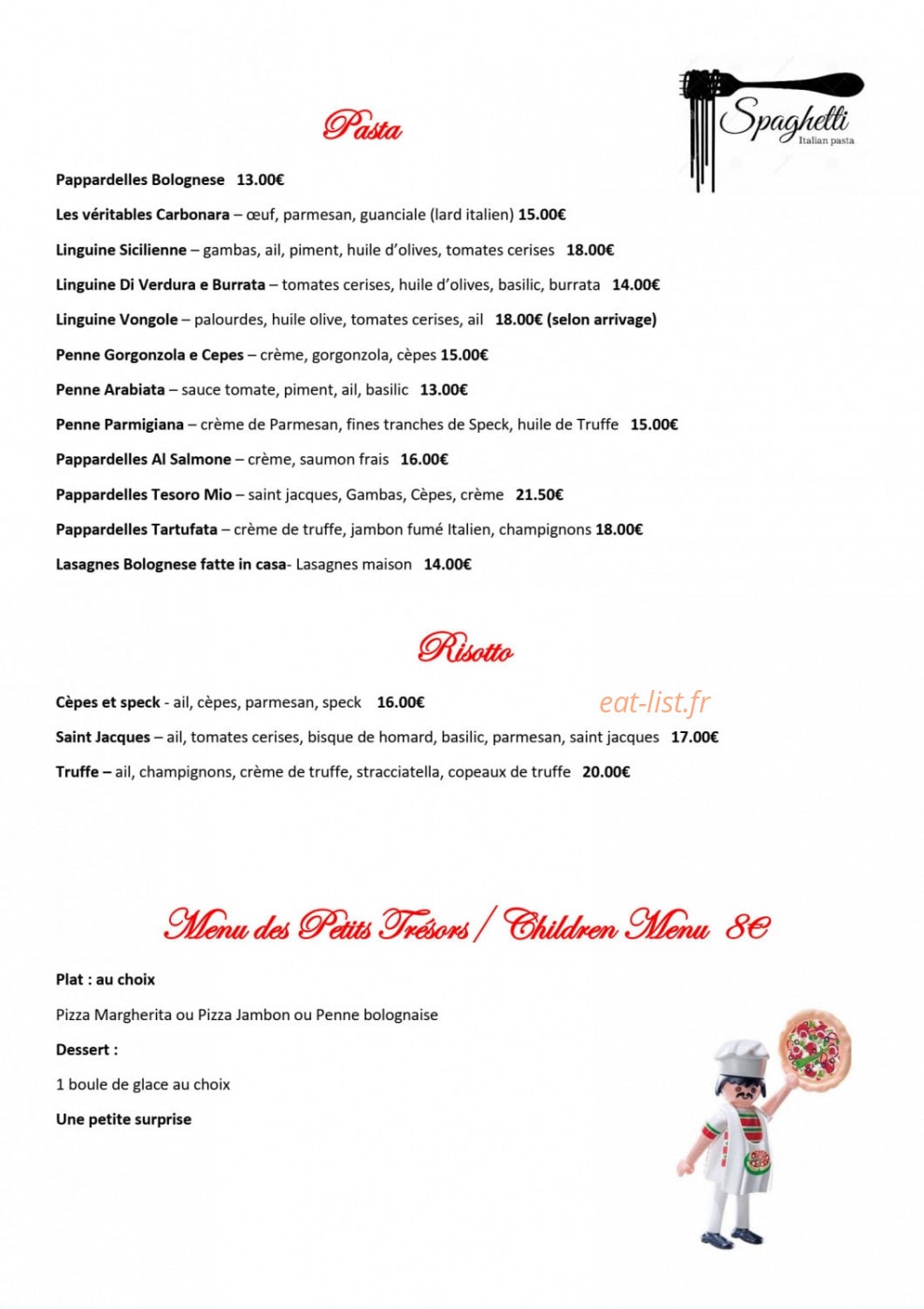 Tesoro Mio — carte page 2