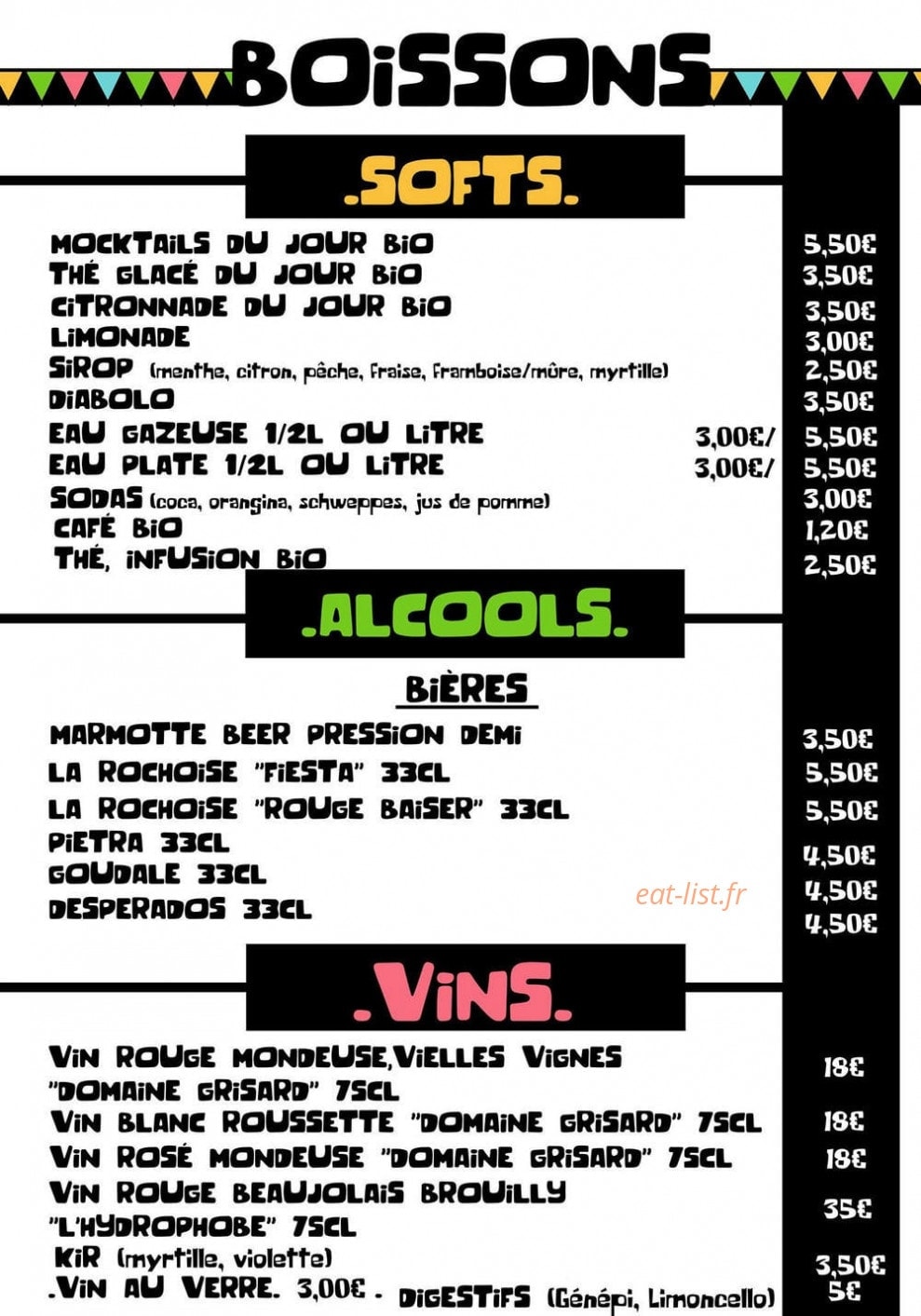 Le Pad'O. Burgers et Cie — carte page 2