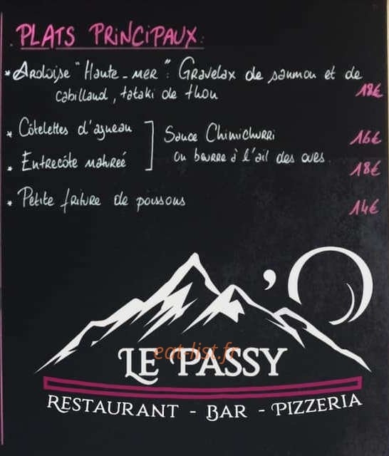 Le Passy'O — carte page 4
