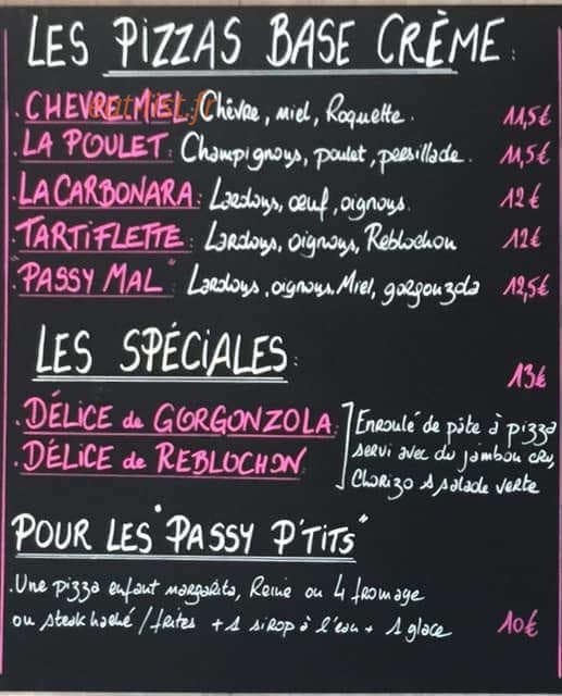 Le Passy'O — carte page 2