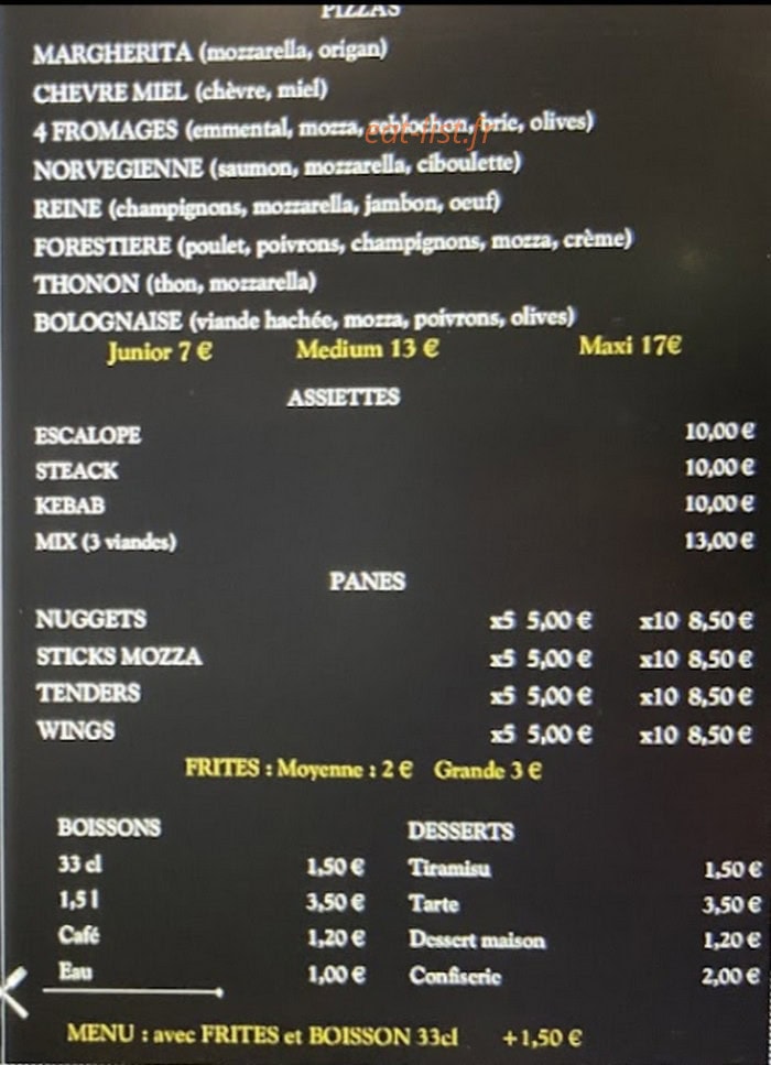 Mont Blanc Food — carte page 3