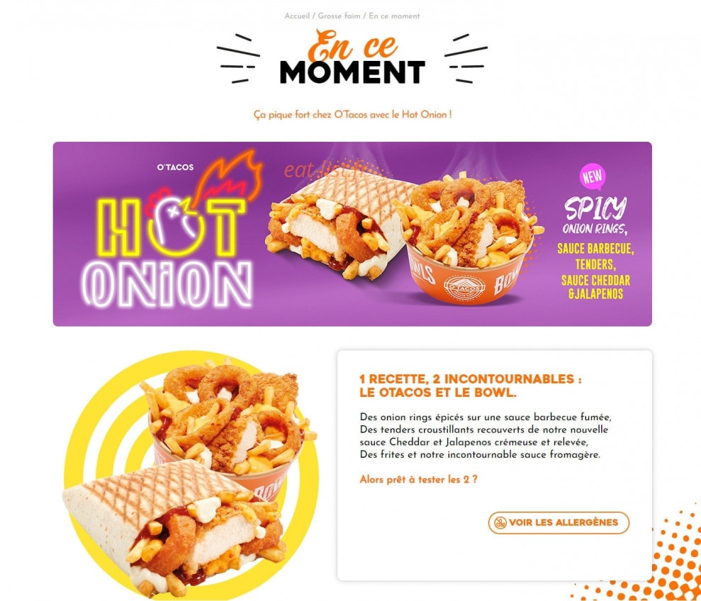 O'Tacos — carte page 4