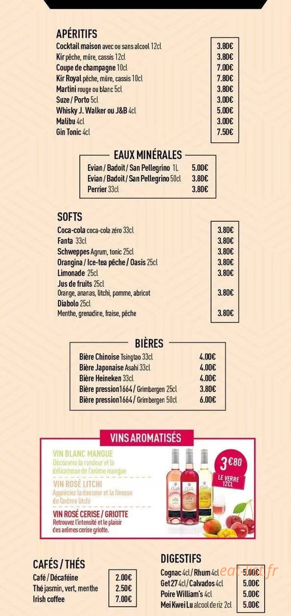 Panda wok — carte page 3