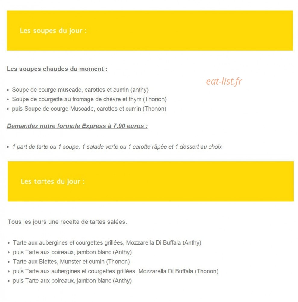 Pol Cuisine Içi et Là — carte page 3