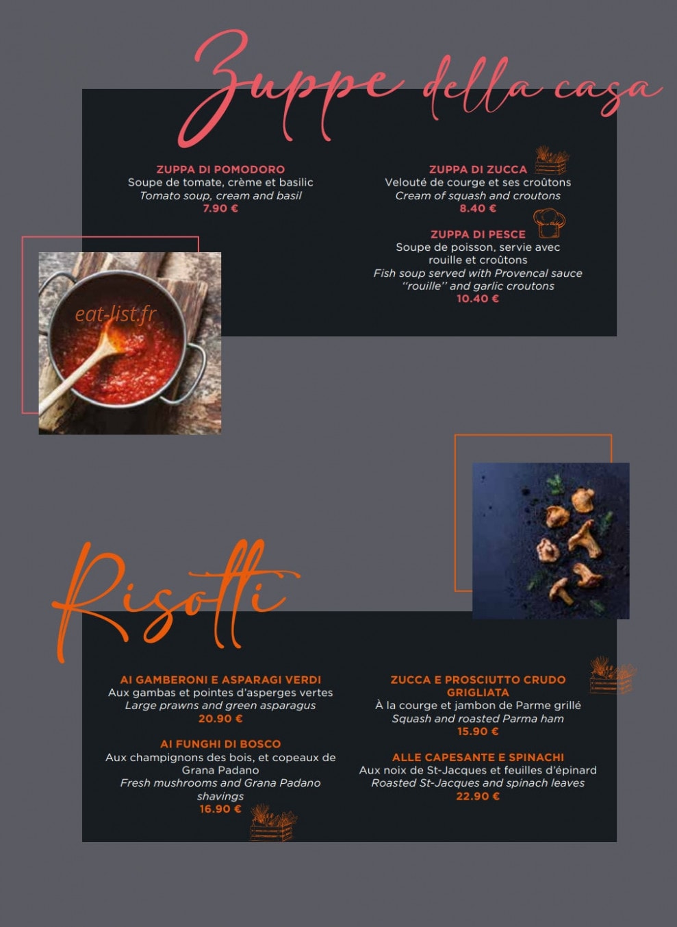 Zaino ristorante Thonon — carte page 4