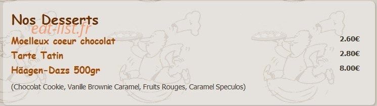 Bella Pizza — carte page 10