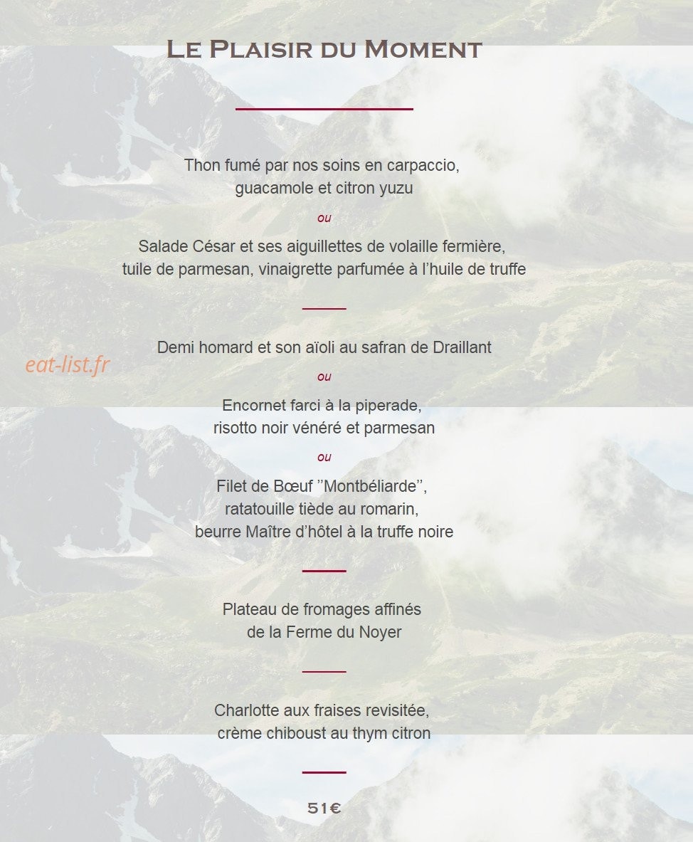L'Echo des Montagnes — carte page 4