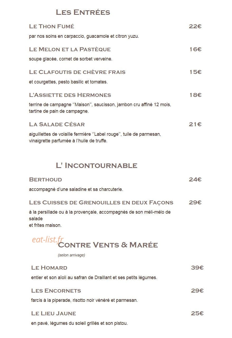 L'Echo des Montagnes — carte page 1