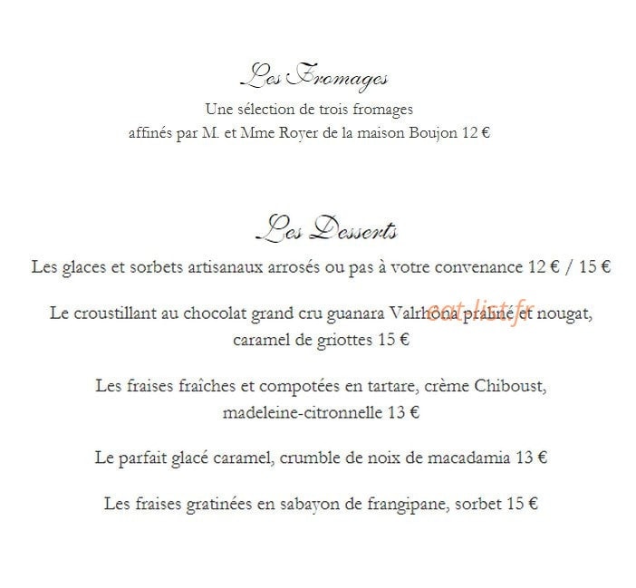 Le Clos du Lac — carte page 8