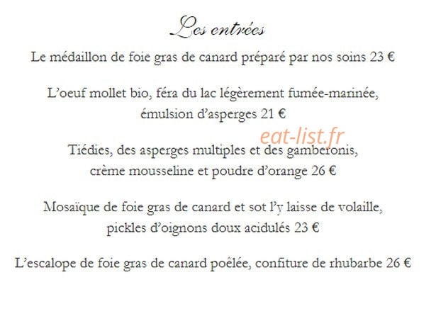 Le Clos du Lac — carte page 5