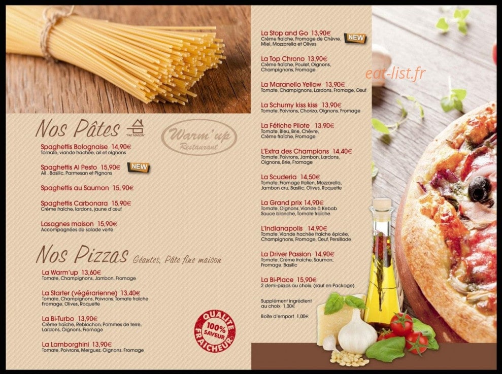 Warm'up — carte page 6