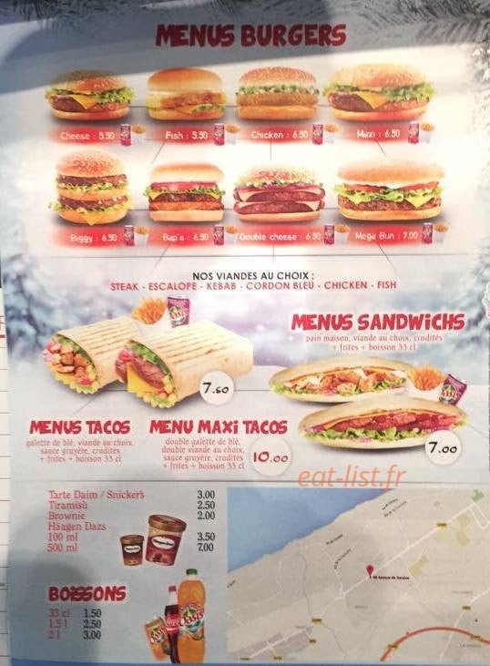 Allo Pizza — carte page 2