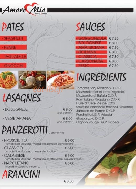 Amore Mio — carte page 4