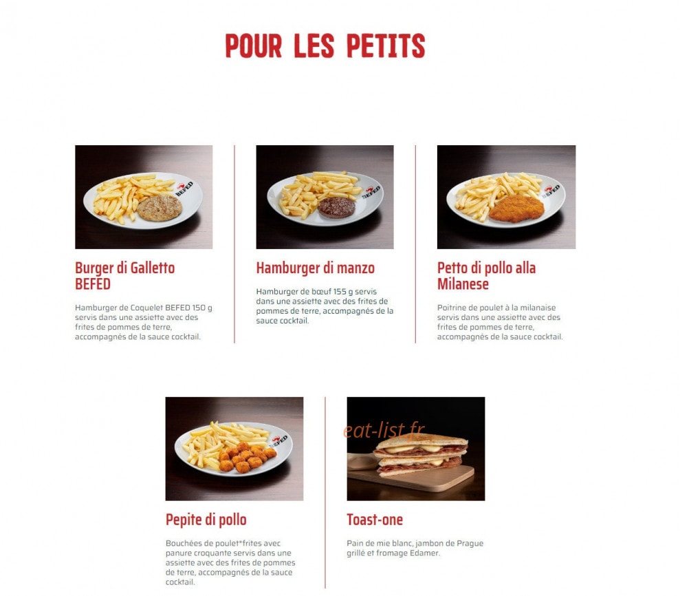 Befed — carte page 5