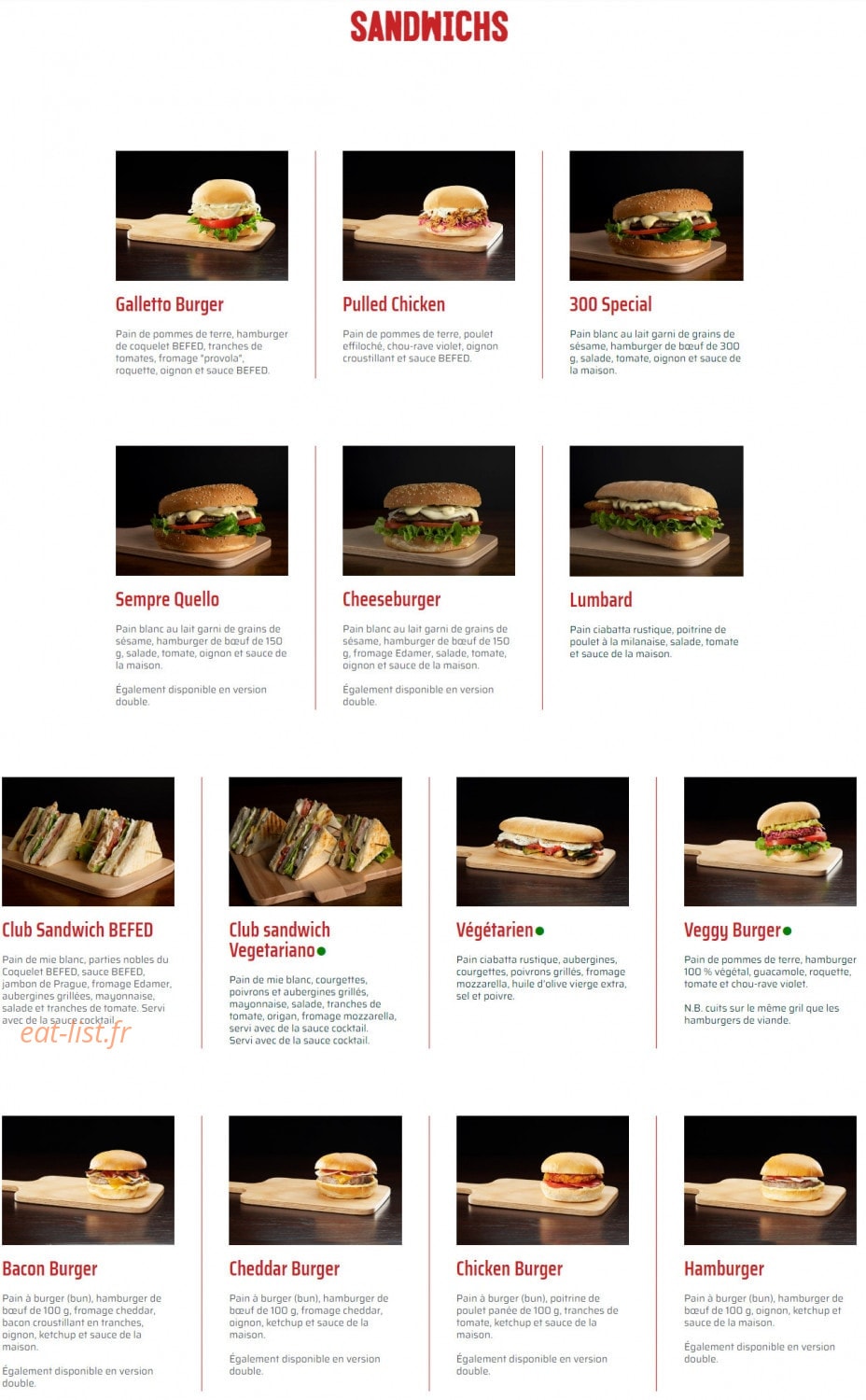Befed — carte page 2