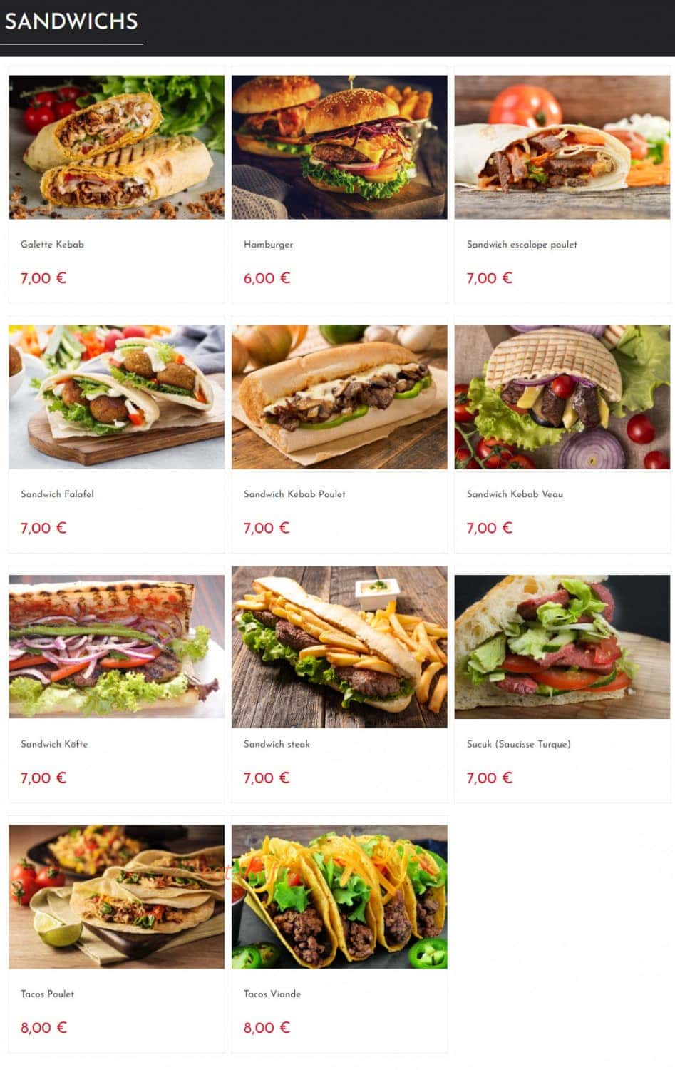 Bodrum — carte page 6