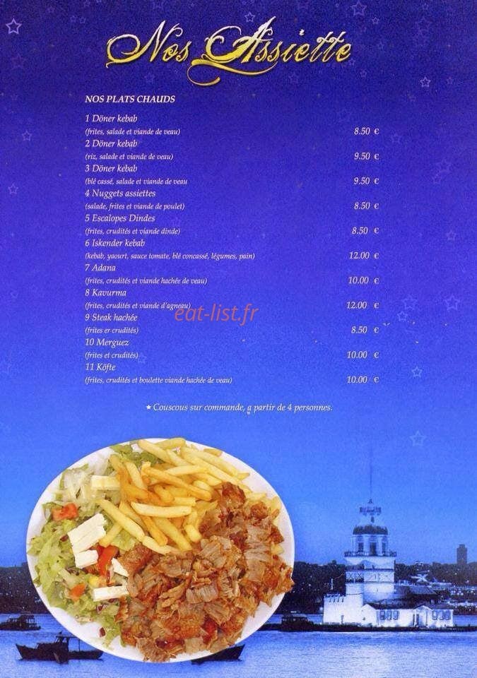 Kebab de l'étoile — carte page 4