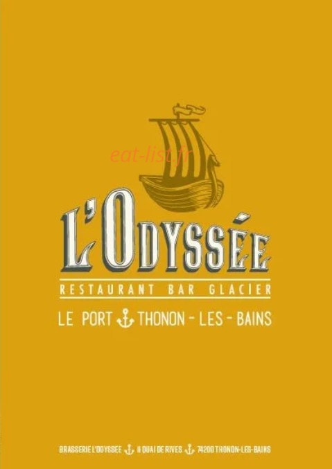 L'odyssée — carte page 1