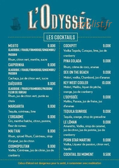 L'odyssée — carte page 5