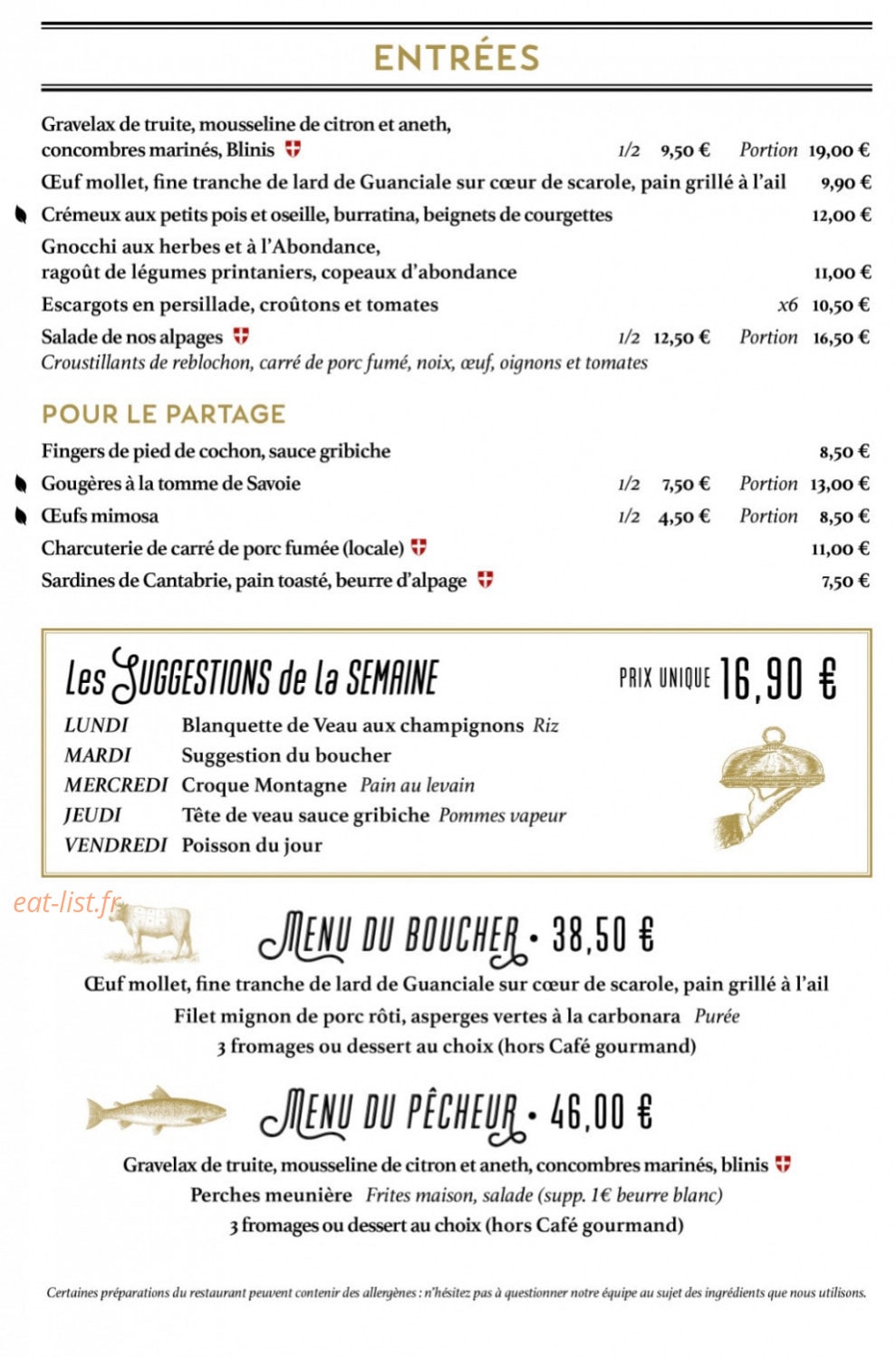 La Cabane du General — carte page 1