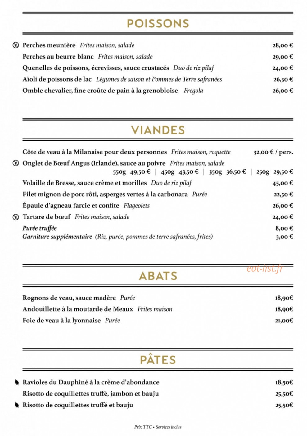 La Cabane du General — carte page 2