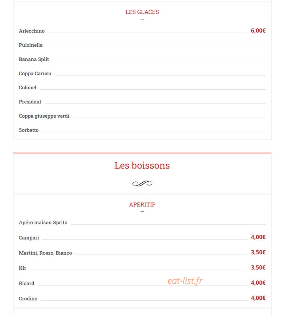 La Locanda Di Pulcinella — carte page 8