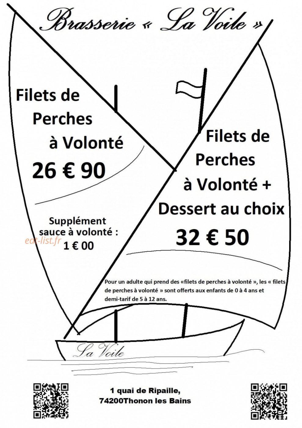 La voile — carte page 1
