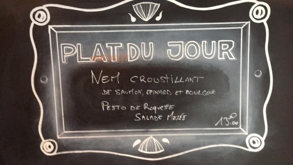 Le Bar'Back — carte page 1