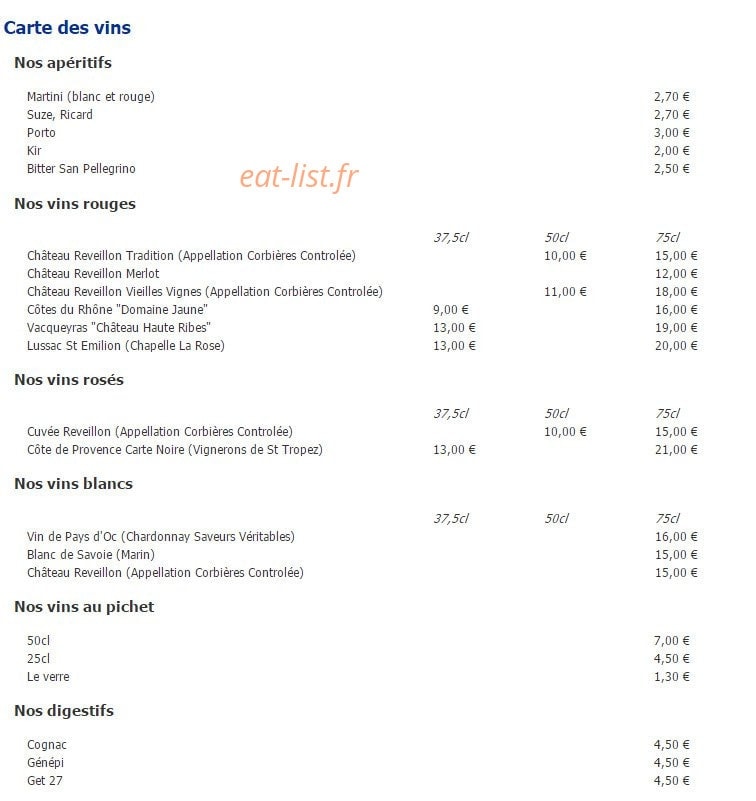 Le Club de Voile — carte page 2