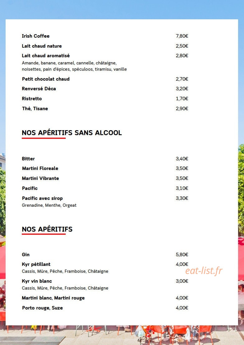 Le Flore — carte page 9