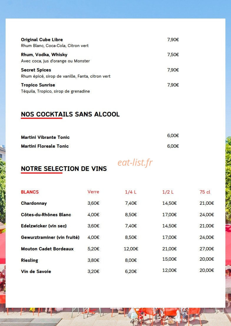 Le Flore — carte page 11