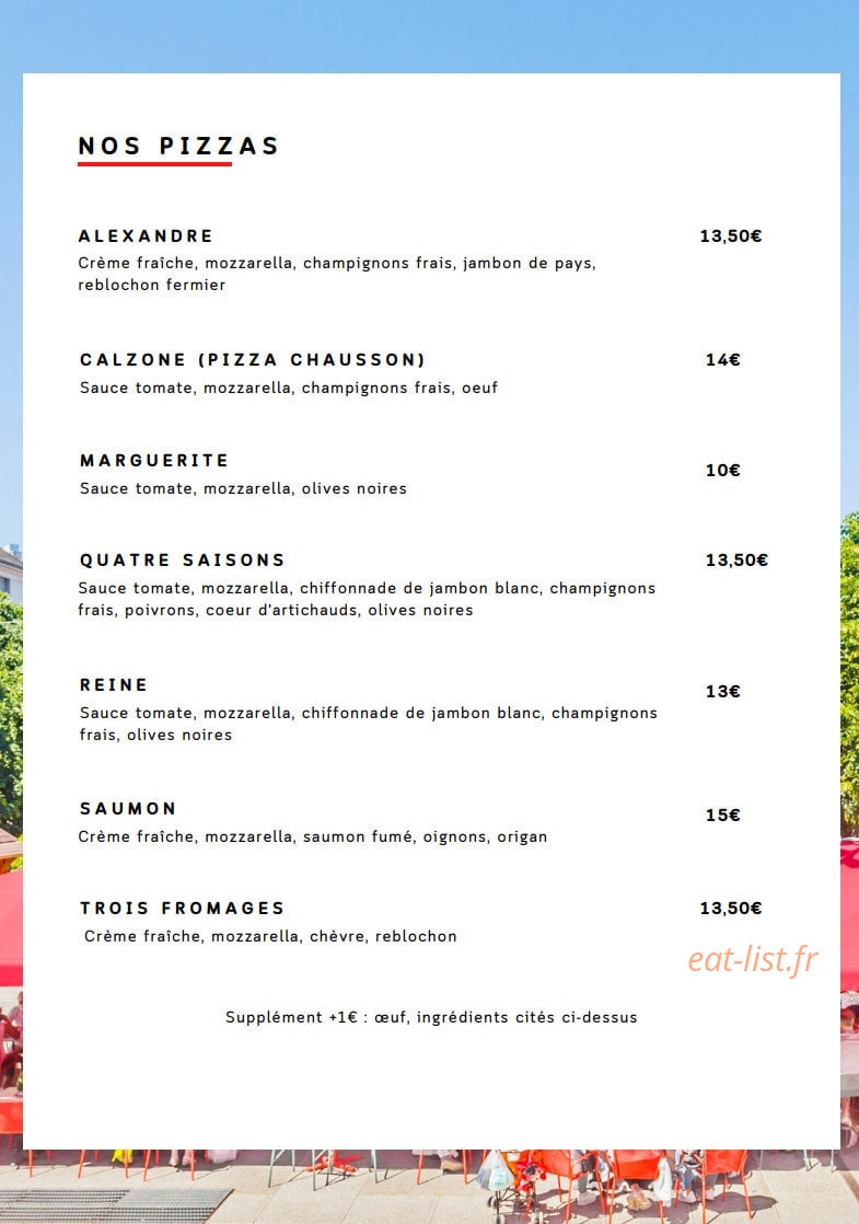 Le Flore — carte page 2
