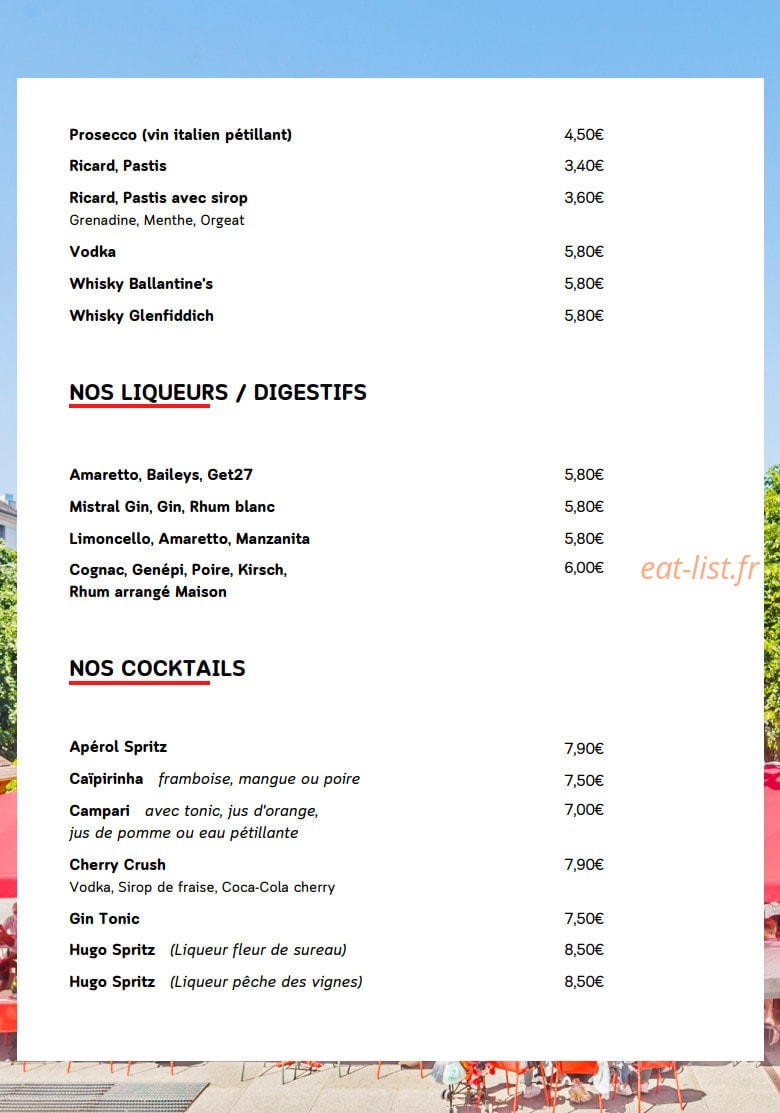 Le Flore — carte page 10