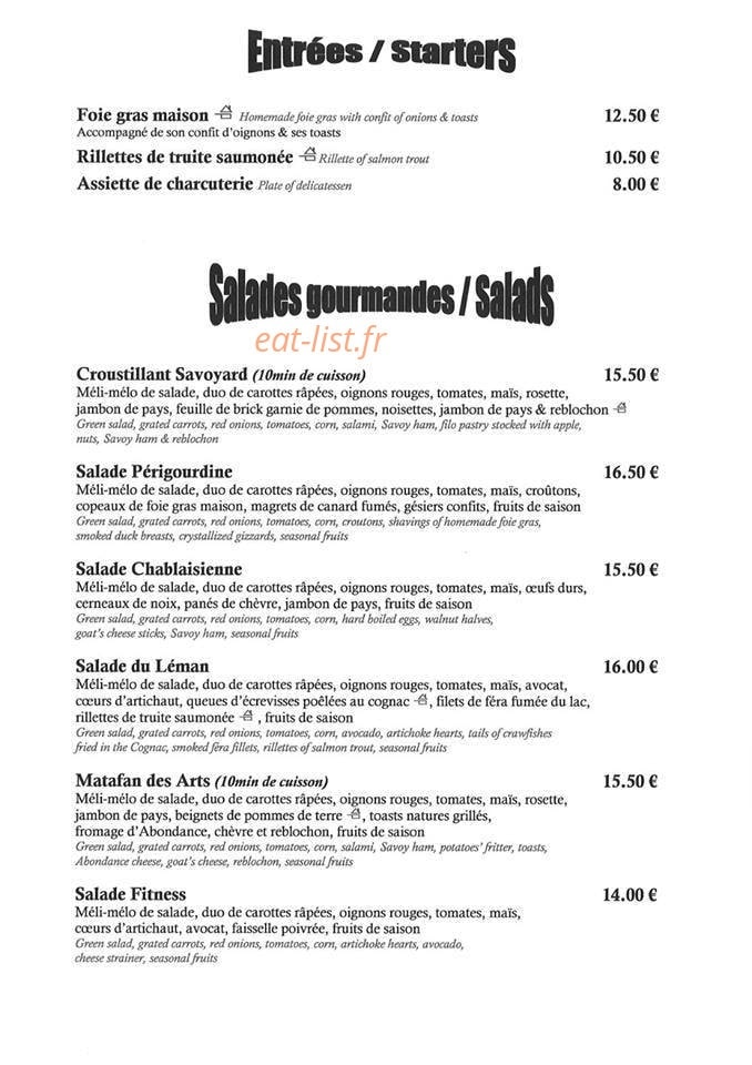 Les Arts officiel — carte page 3