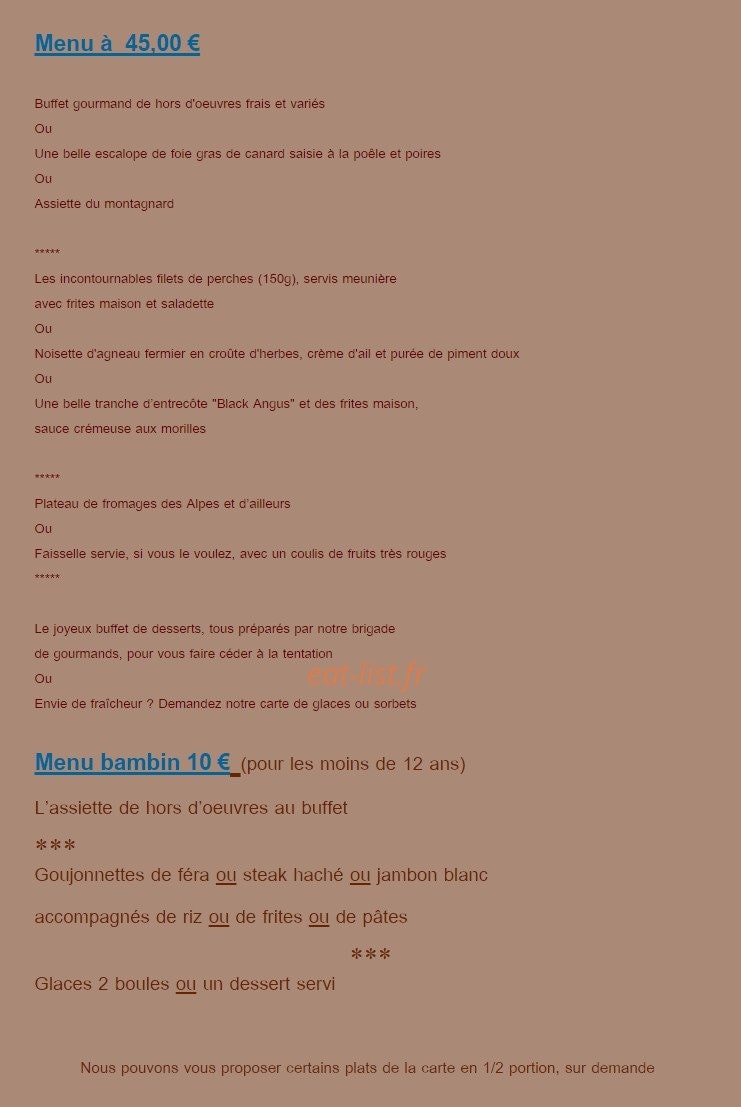 Les Tournesols — carte page 6