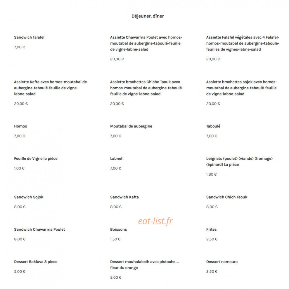 Mon liban — carte page 1