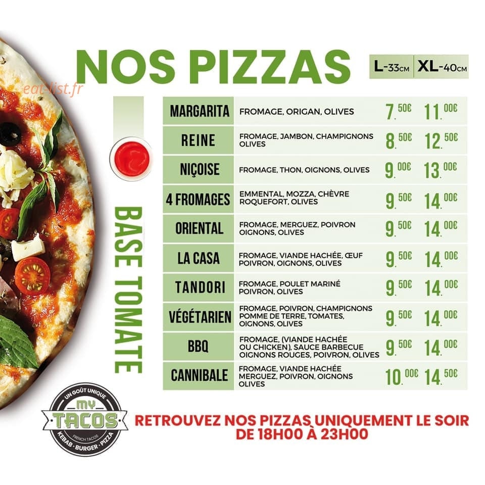 O'mk Tacos — carte page 6