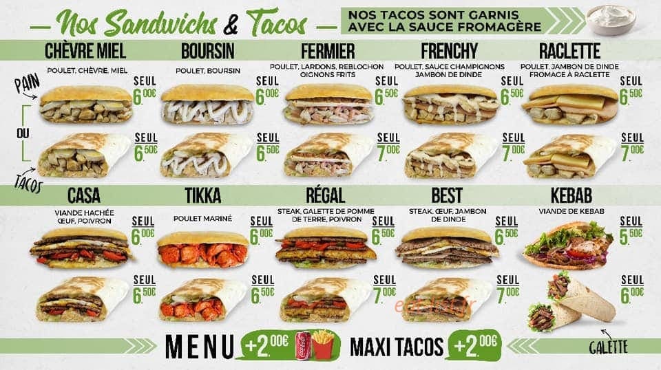 O'mk Tacos — carte page 3