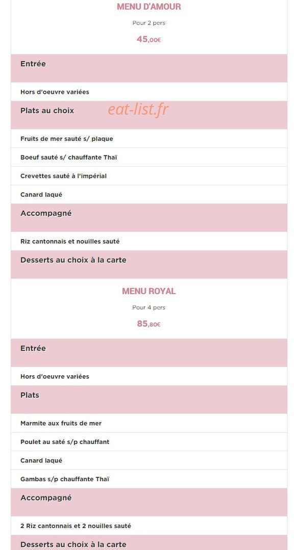 Royal Thonon — carte page 13
