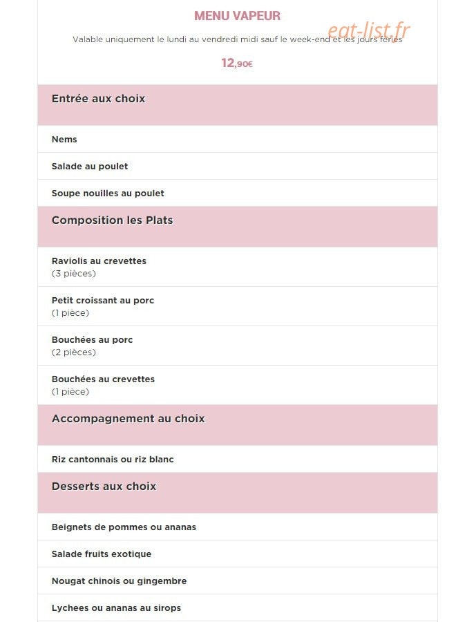 Royal Thonon — carte page 3