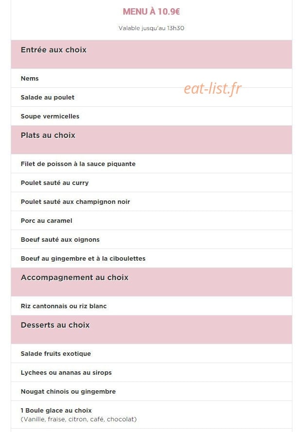 Royal Thonon — carte page 10