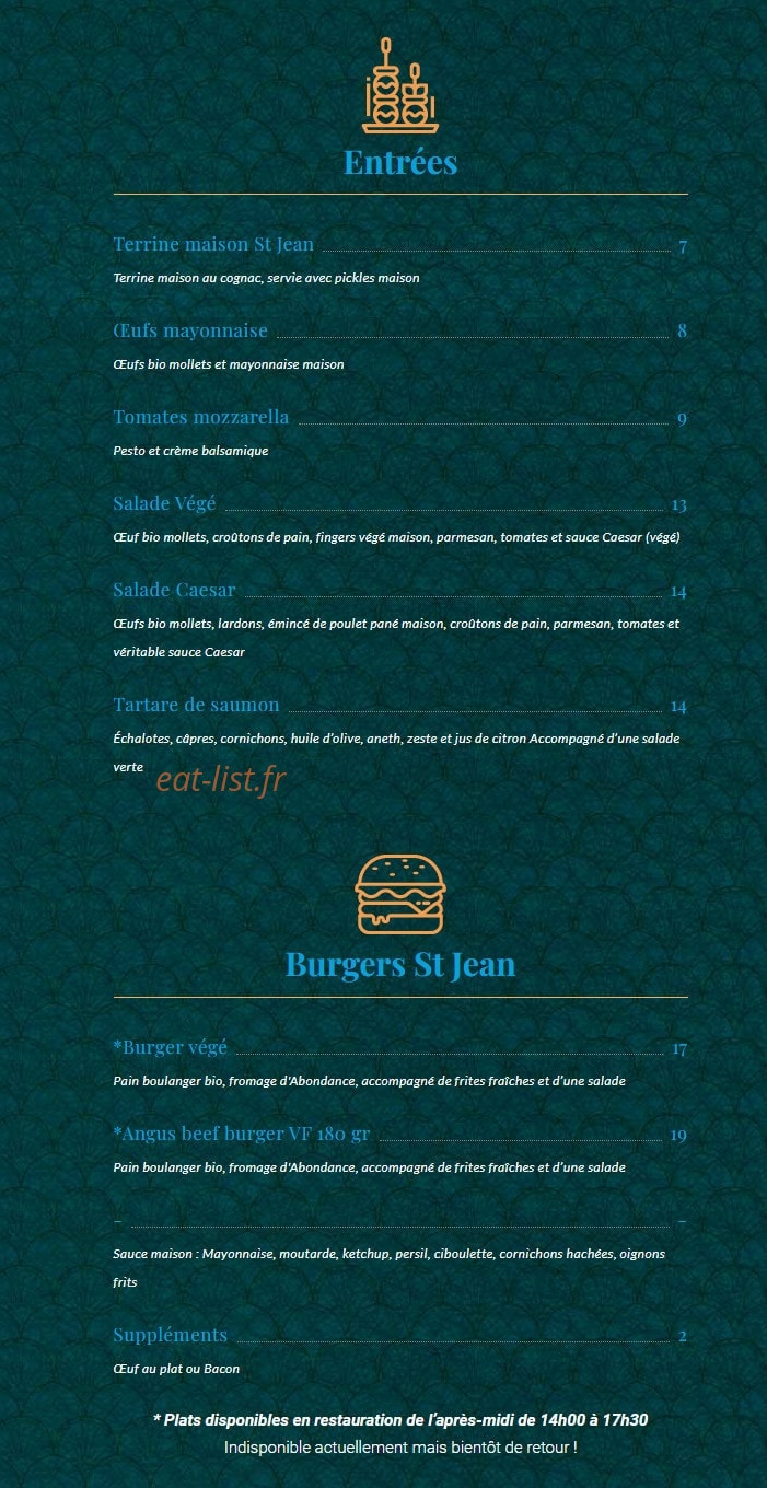 St Jean — carte page 1