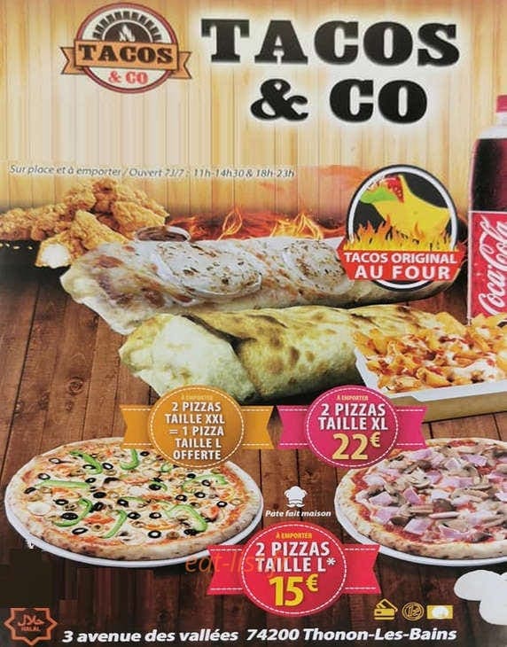 Tacos & Co — carte page 1