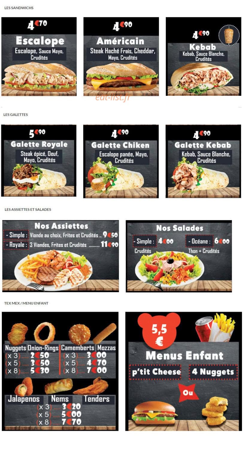 Tacos n burger — carte page 3