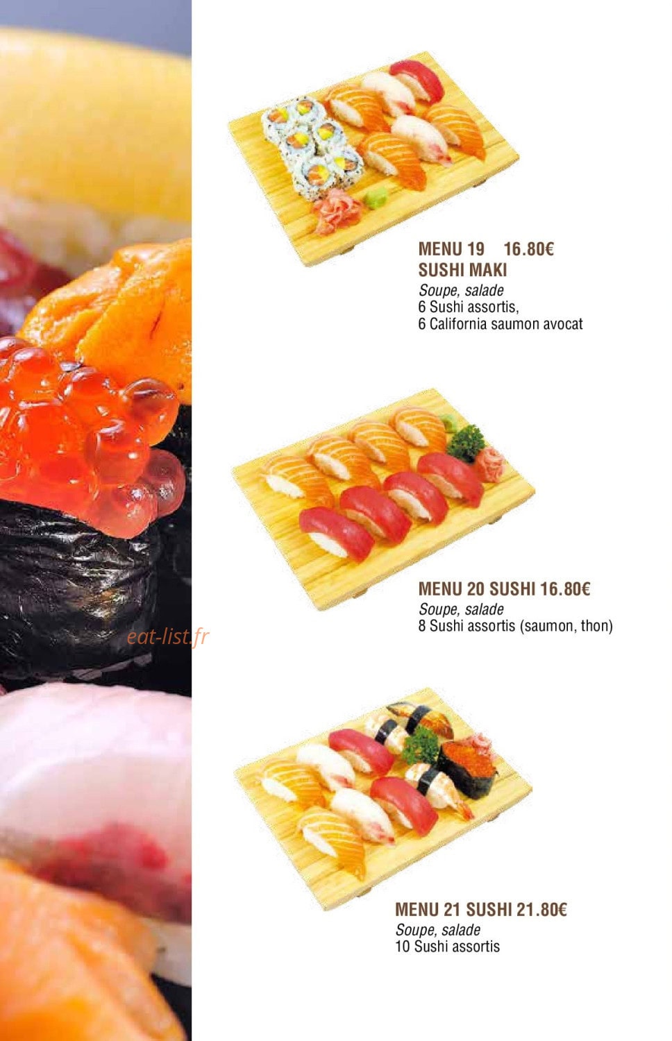 Oky Sushi — carte page 7