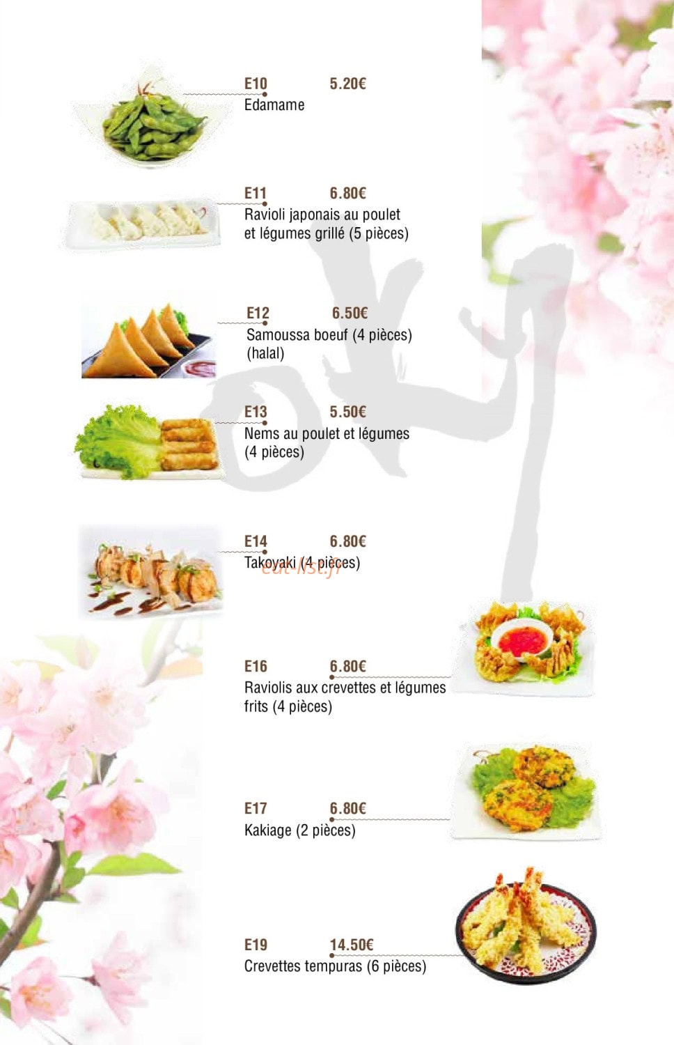 Oky Sushi — carte page 4
