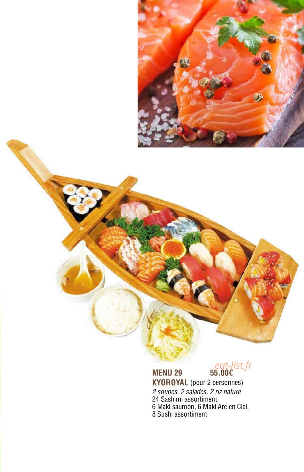 Oky Sushi — carte page 2