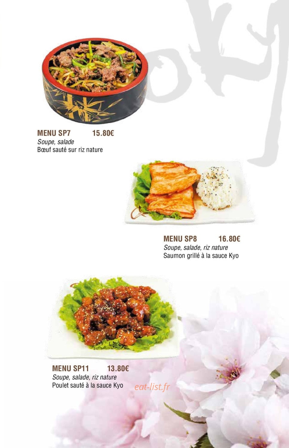 Oky Sushi — carte page 12