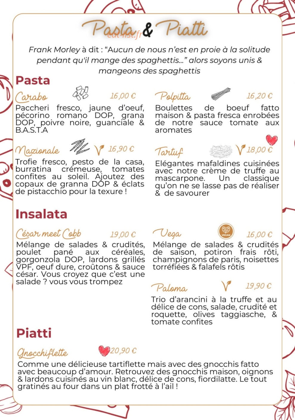 Piamore — carte page 10