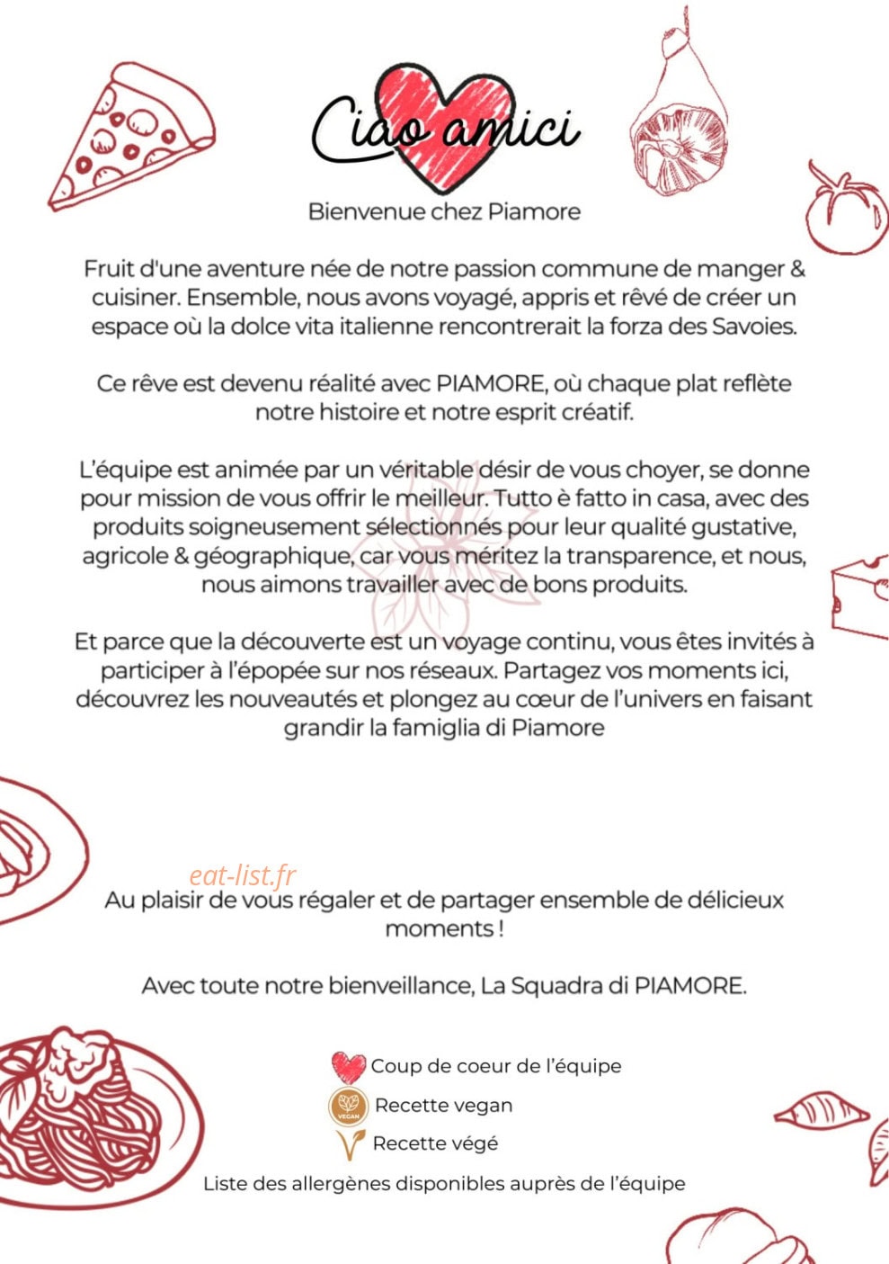 Piamore — carte page 2